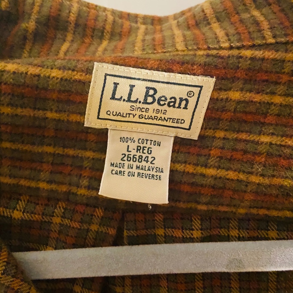 L.L. Bean Men’s Plaid Button Down